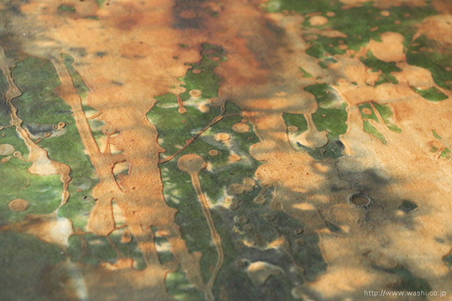 わびさび和紙アートパネル インテリア装飾- Wabi-Sabi Washi Art Panel（漆と珪藻土の濃淡）